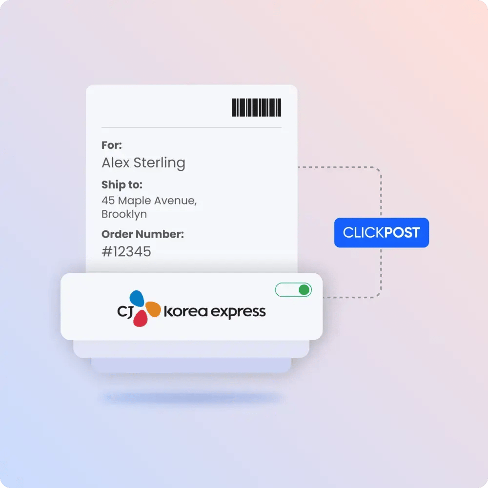 CJ Korea Express Tracking and API Integration with ClickPost